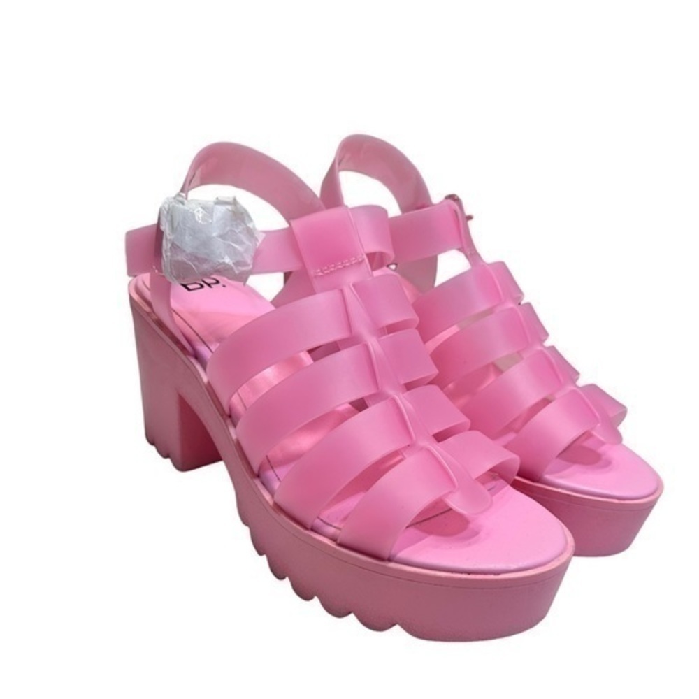 Bp Mazie Heeled Sandal In bubble gum pink - Picture 4 of 11